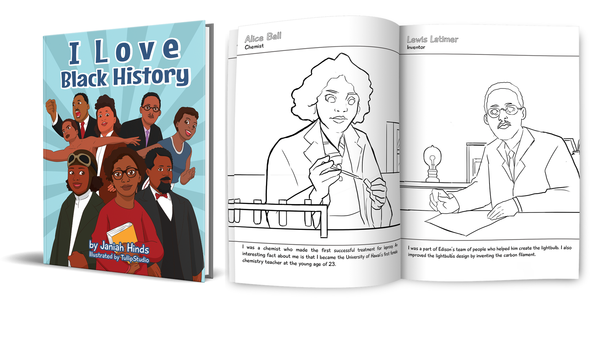 black history heroes coloring pages