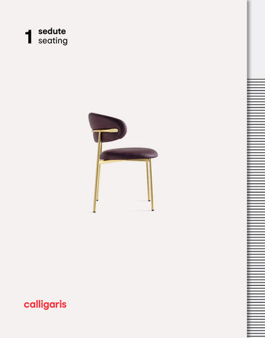 Calligaris Chair Catalog Cover 2020