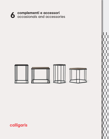 Calligaris Occasional Table and Accessory Catalog Cover 2020
