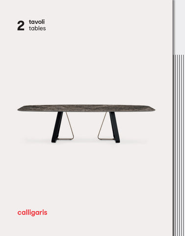 Calligaris Table Catalog Cover 2020