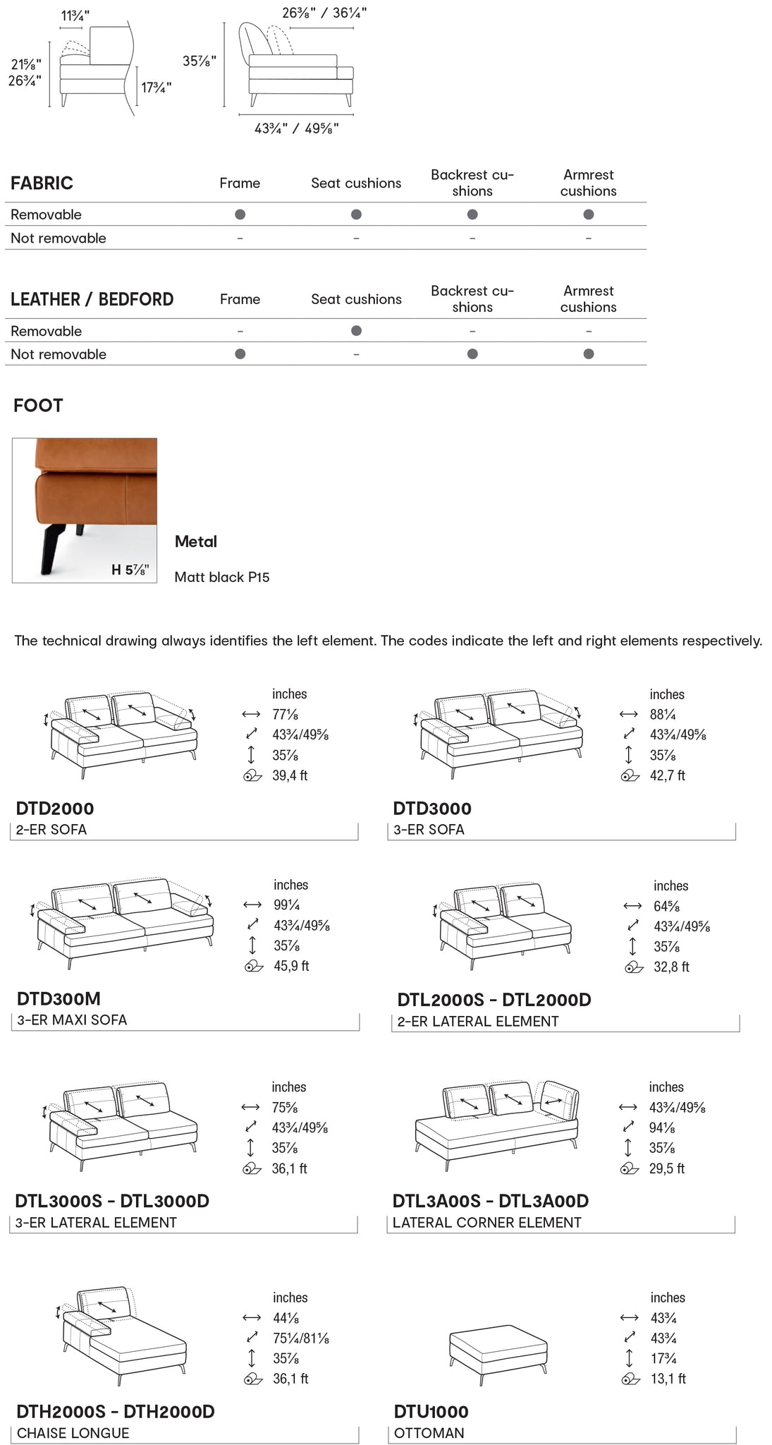 Landa Modular Sofa Modules