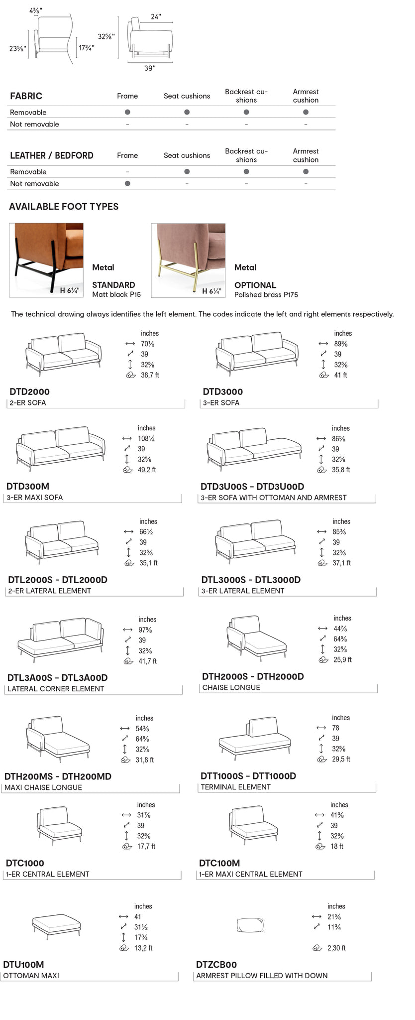 Le Marais Modular Sofa Modules