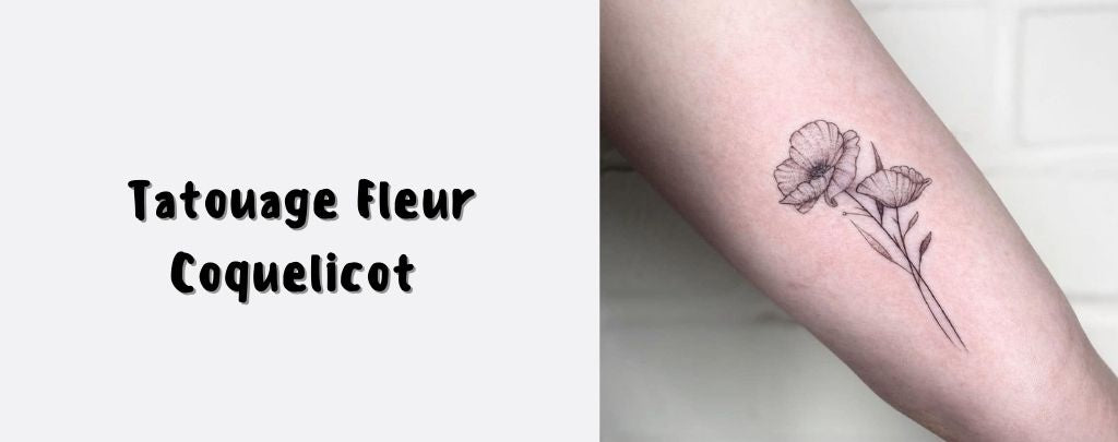 Tatouage Fleur Coquelicot