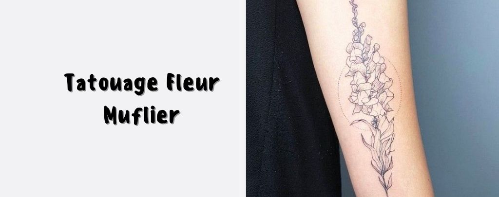 Tatouage Fleur Muflier