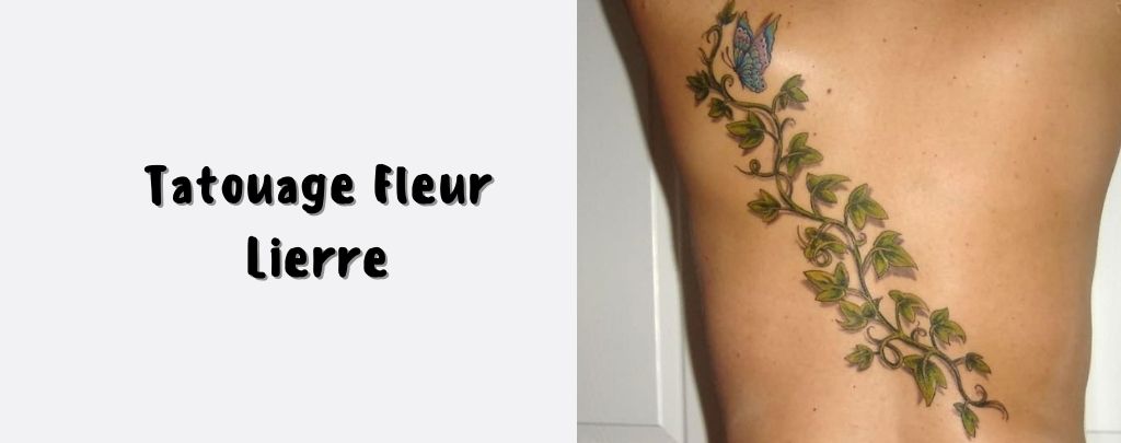 Tatouage Fleur lierre