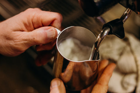 How to froth milk with a steam wand