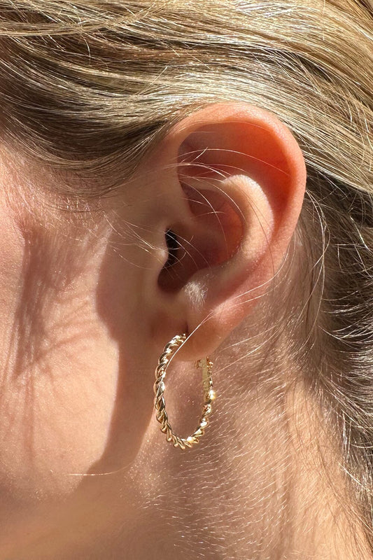 Mini Thick Hoop Earrings – Brandy Melville