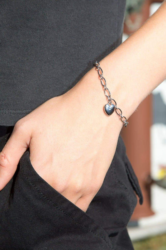 Heart Charm Bracelet – Brandy Melville Australia