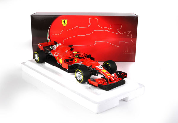 Bburago 1:18 Ferrari Monza SP1 Año de construcción 2019 gris metálico /  amarillo 18-16013 modelo coche 18-16013 4893993160136