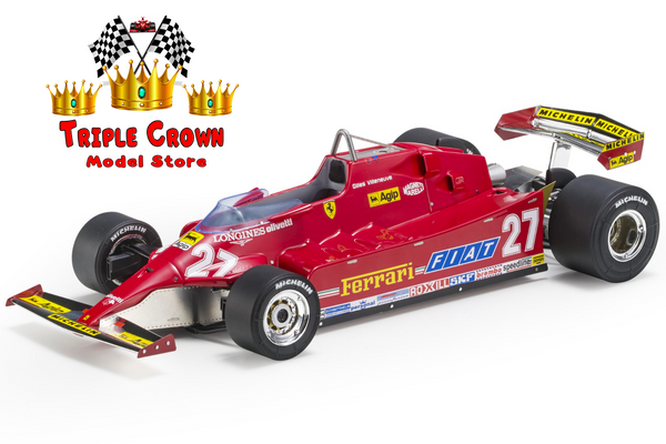 Ferrari 126 CK (1981) F1 1:43 - Gilles Villeneuve - GP Replicas 