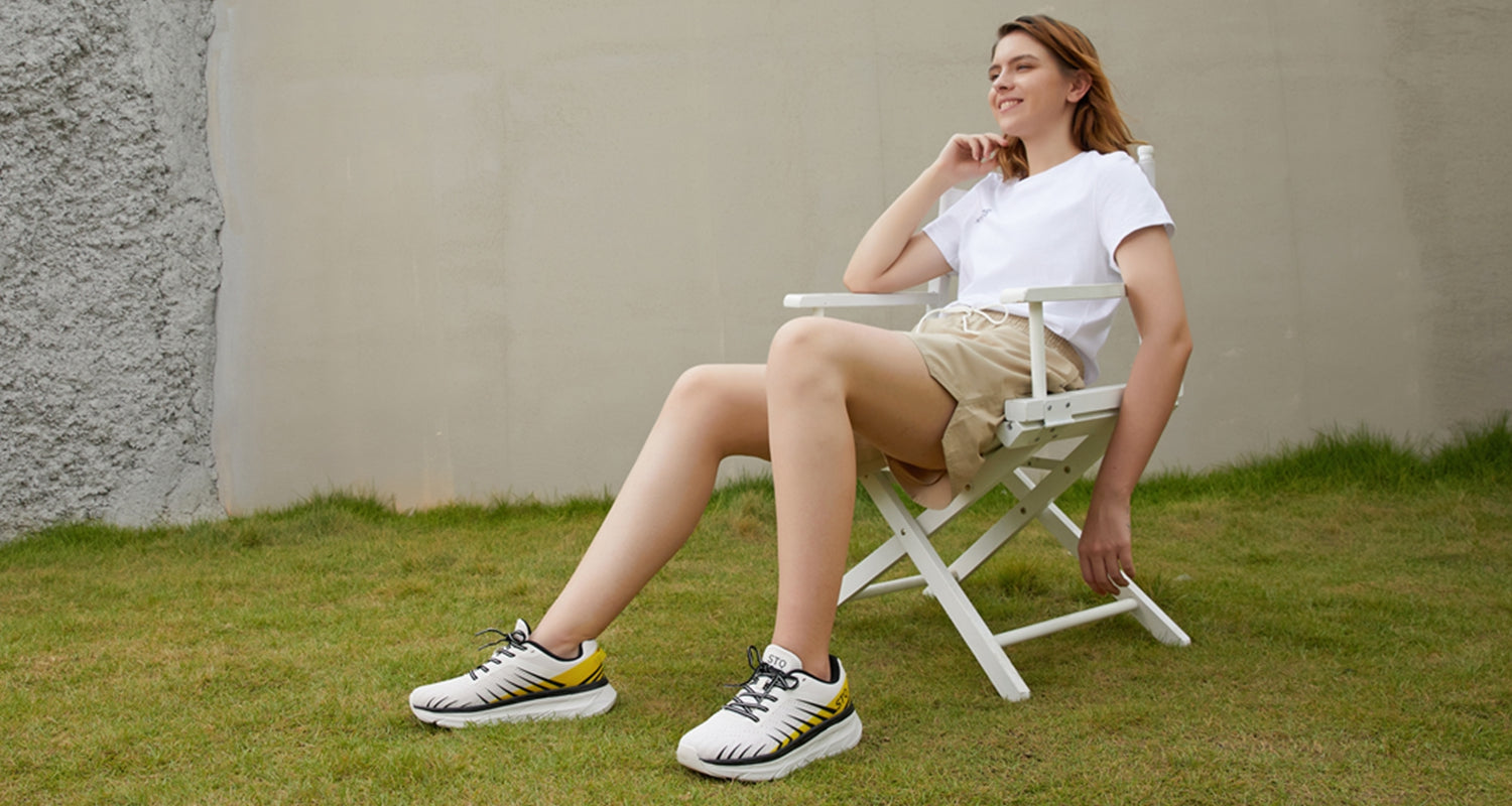 A-girl-wearing-stq-lowener-shoes-sitting-on-a-lawn-chair