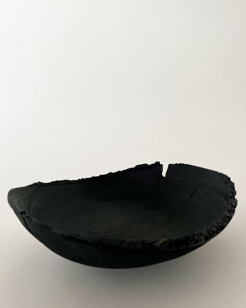Load image into Gallery viewer, Charred Oak Wood Plate (10&quot;)
