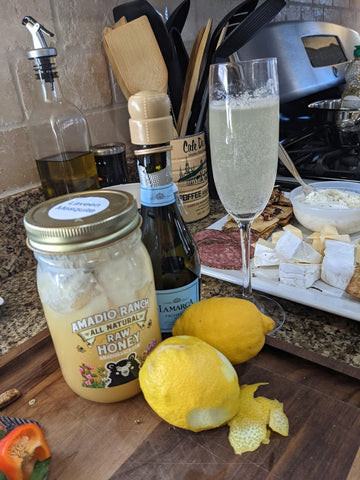 Local Honey French 75 Cocktail