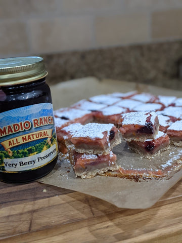 Blood Orange and Very Berry Squares