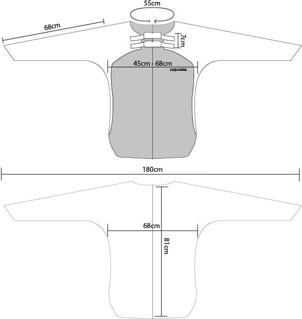 ghillie suite dimensions