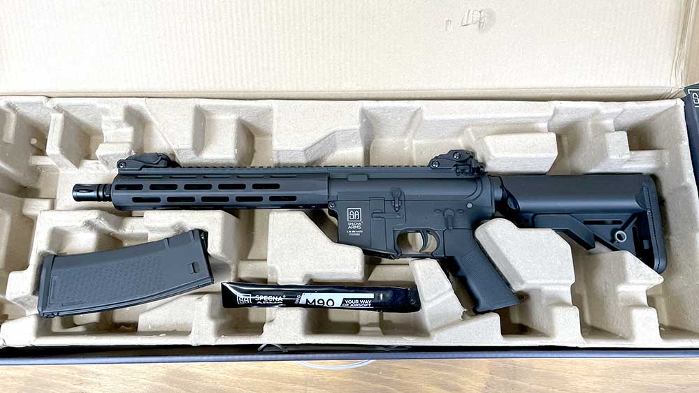 SA-03 Flex Specna Arms uitgepakt