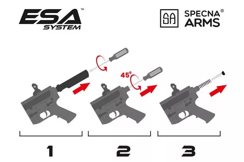How to quickly change the spring in your Specna Arms airsoft gun