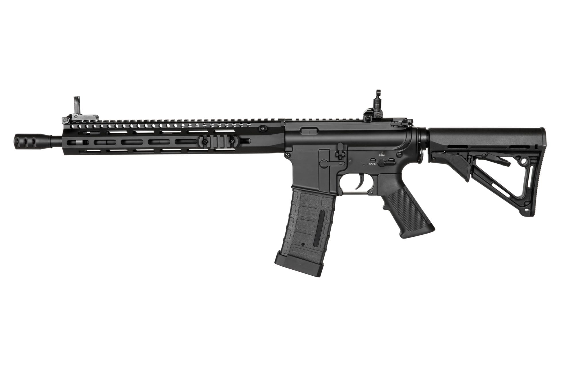 WELL M16A3 RIS Spring Powered Airsoft Gun Assault Rifle