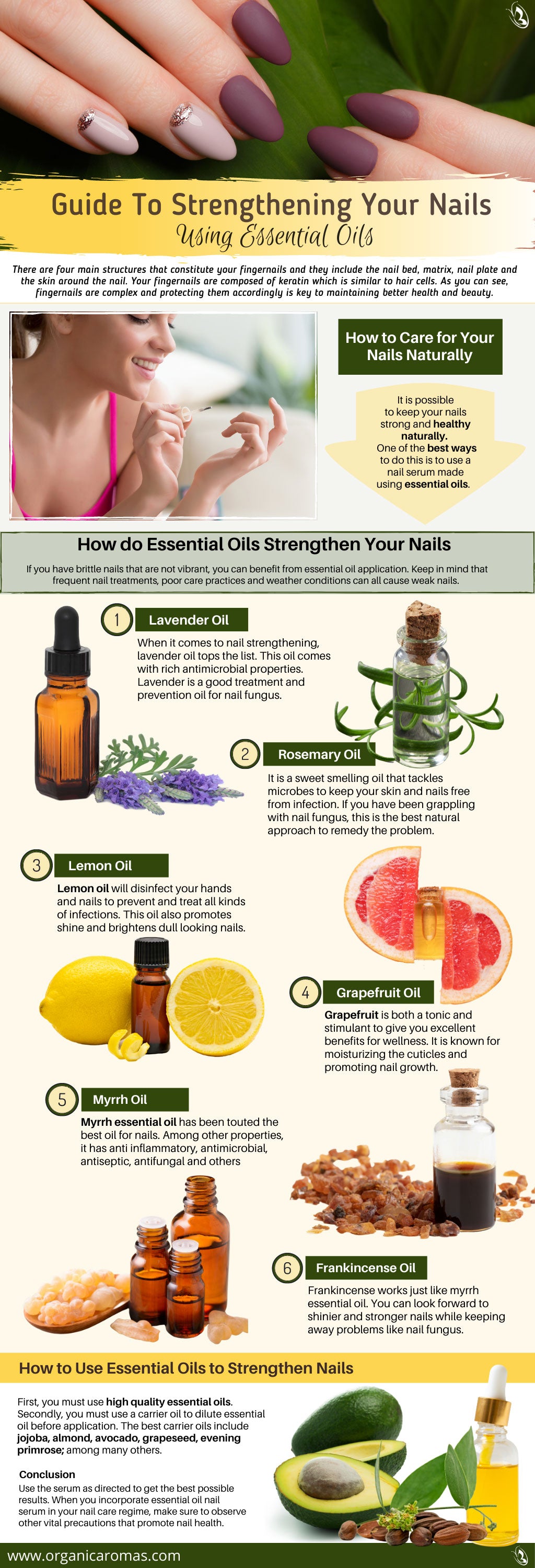 Guide To Strengthening Nails Using Essential Oils Organic Aroma