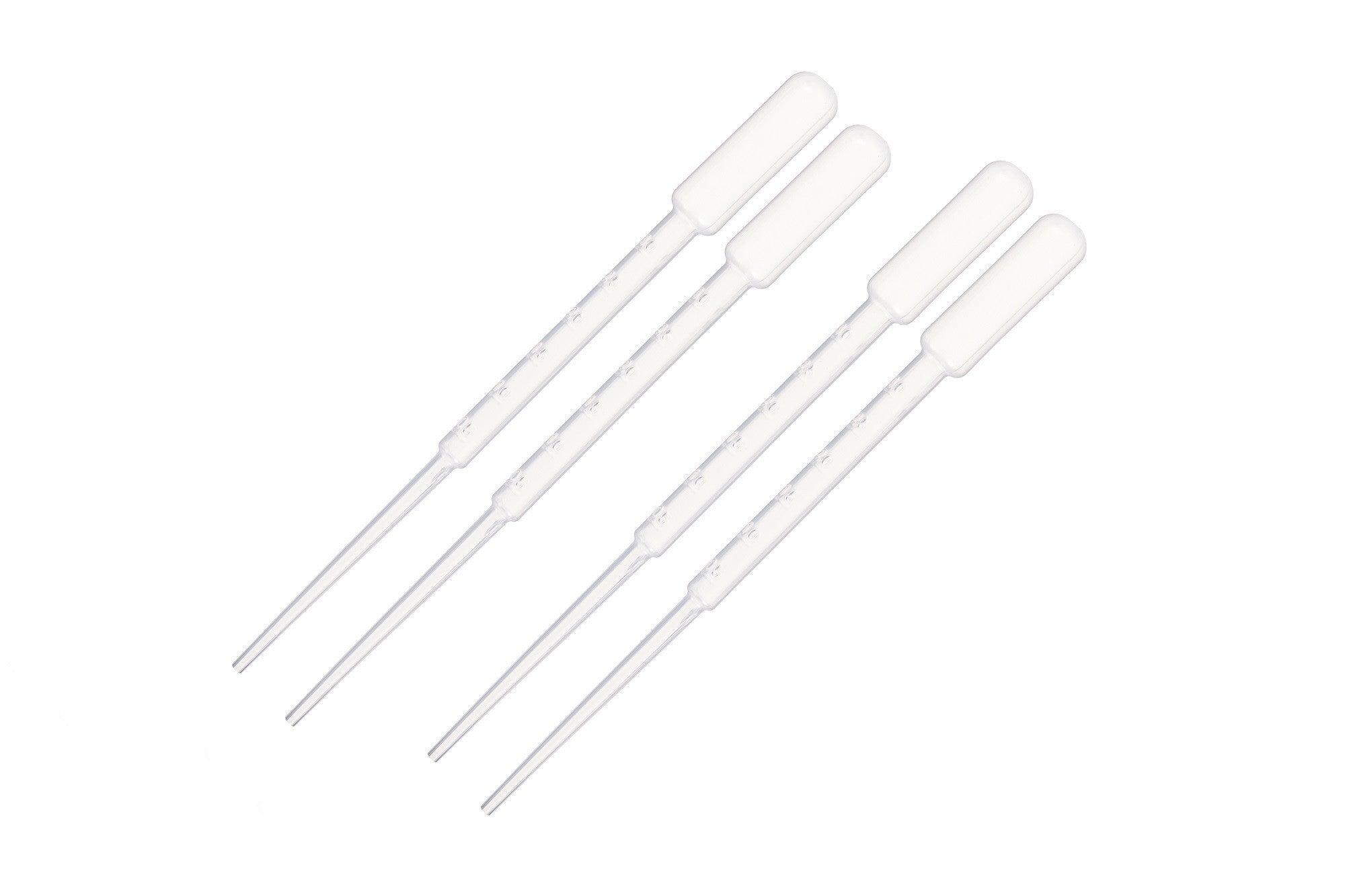 Set of Four (4) Plastic Pipettes for Cleaning