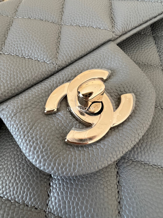 CHANEL 21S Black Caviar Top Handle Rectangular Mini Bag Brushed Gold H –  AYAINLOVE CURATED LUXURIES
