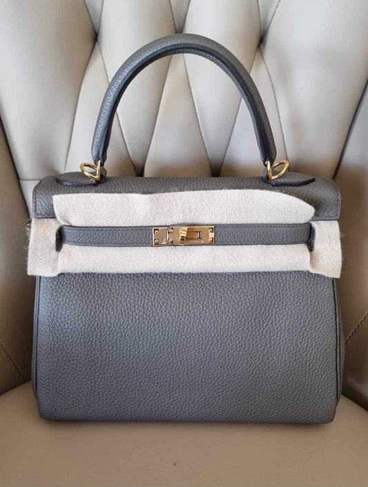 Hermès Birkin 30 Gris Etain Togo Rose Gold Hardware