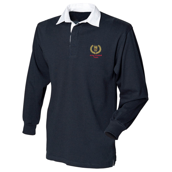 Army Football Team Long Sleeve Rugby Shirt — The Military Store