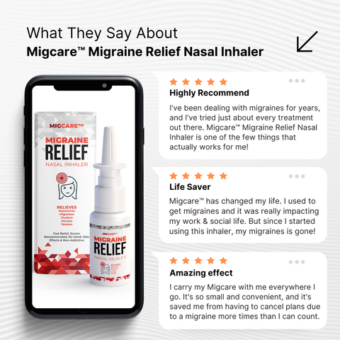 Migcare™ Migraine Relief Nasal Inhaler
