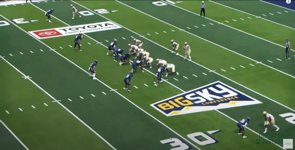 Montana State Double Tight End Zone Run Game