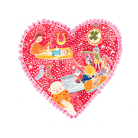 Love Illustration by Julie Mackey