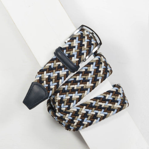 Anderson's Woven Elasticated Multicolour Belt