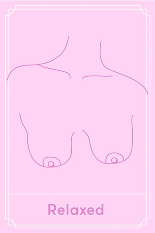 Relaxed breast shape