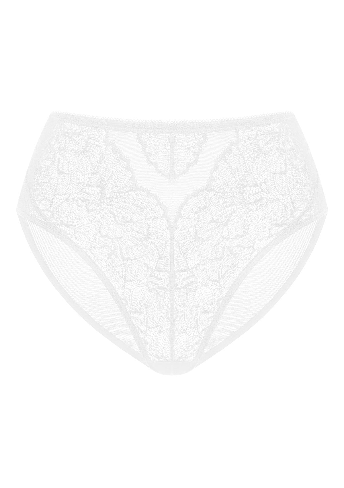 HSIA Blossom High-Rise Floral Lacy Panty-Comfort In Style - L / Dark Pink