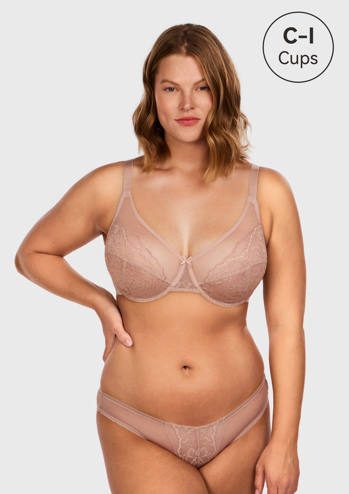 HSIA Enchante Minimizer Bra: Comfortable Plus Size Posture Support Bra - Dark Pink / 42 / DD/E