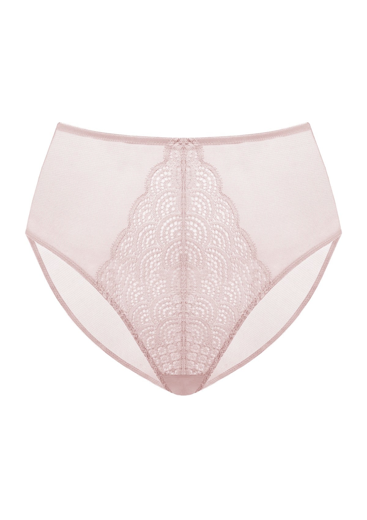 HSIA Spring Romance High-Rise Floral Lacy Panty-Comfort In Style - L / Pink