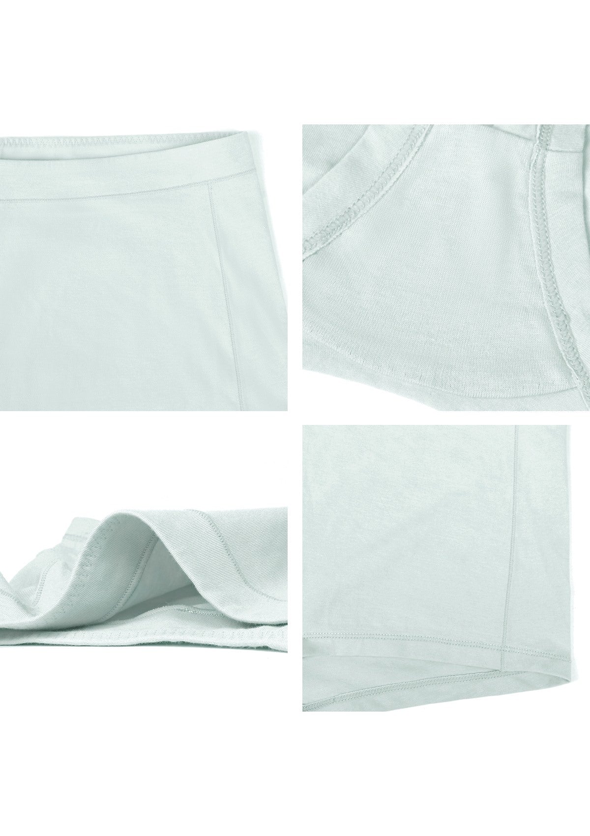 All-Day Comfort Mid-Rise Cotton Boyshorts Underwear 3 Pack - S / Black+Beige+Green