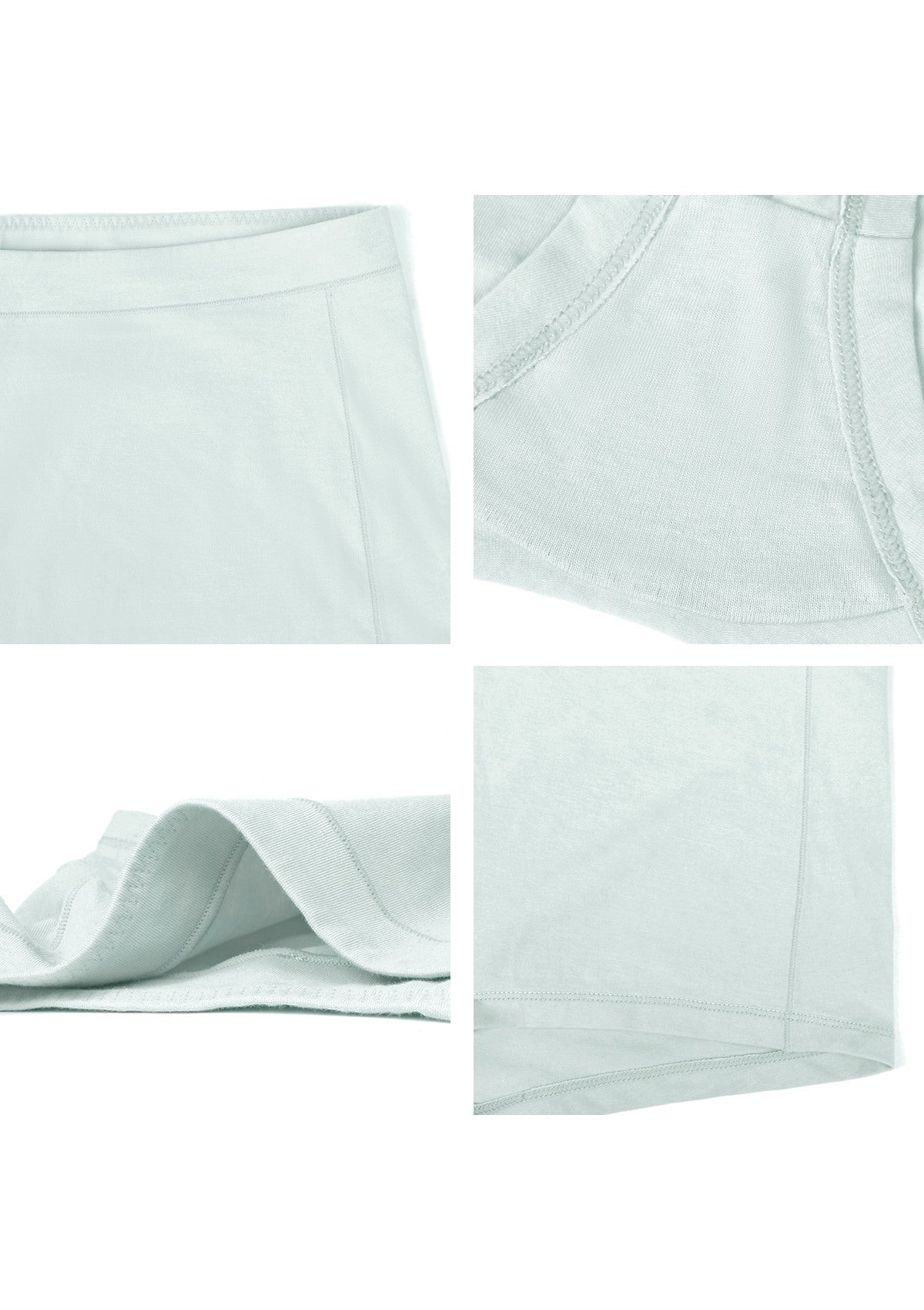 All-Day Comfort Mid-Rise Cotton Boyshorts Underwear 3 Pack - XL / Black+White+Beige