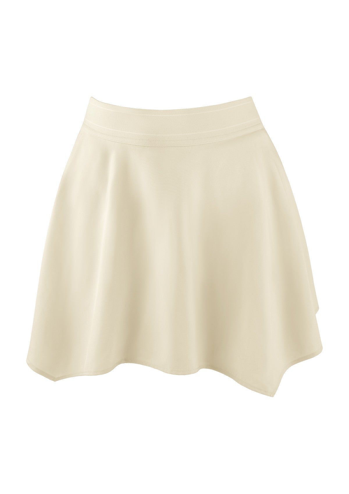 Speed Race High-Rise Sports Tennis Skirt - Marshmallow / XL