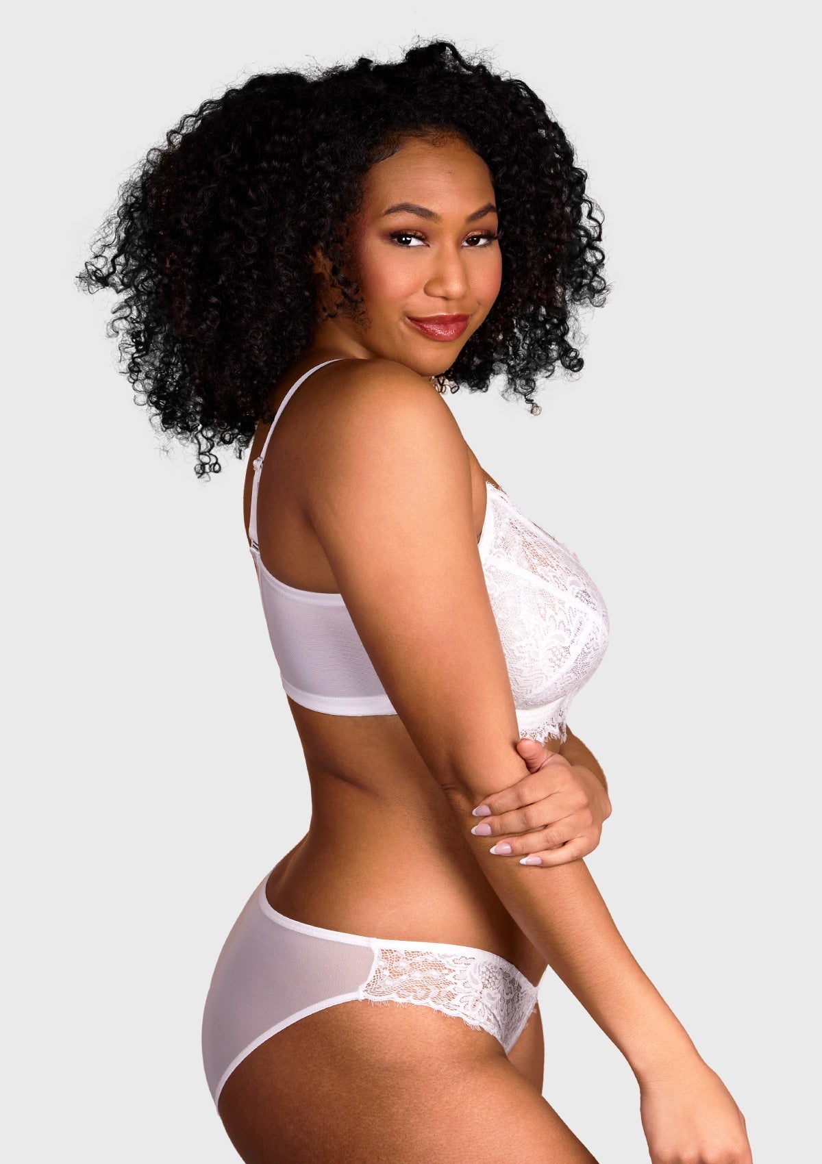 HSIA Sunflower Beautiful Bra: Full Figure Bra With Side Boob Support - White / 38 / DDD/F