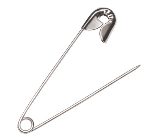 safty pin used for adjust the bra straps