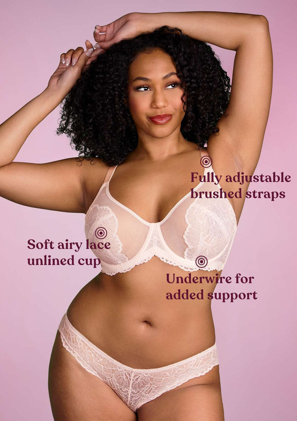 HSIA Blossom Matching Lacey Underwear and Bra Set: Sexy Lace Bra