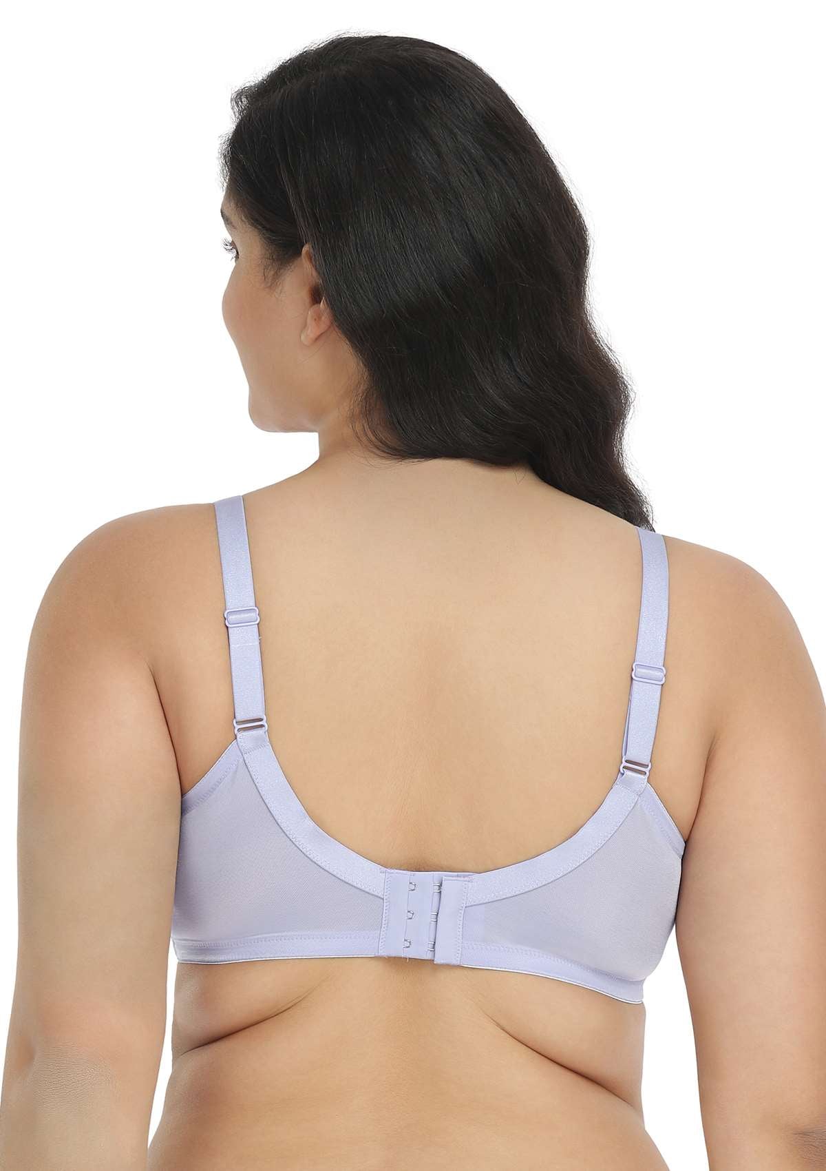 HSIA Wisteria Bra For Lift And Support - Full Coverage Minimizer Bra - Crystal Blue / 38 / D