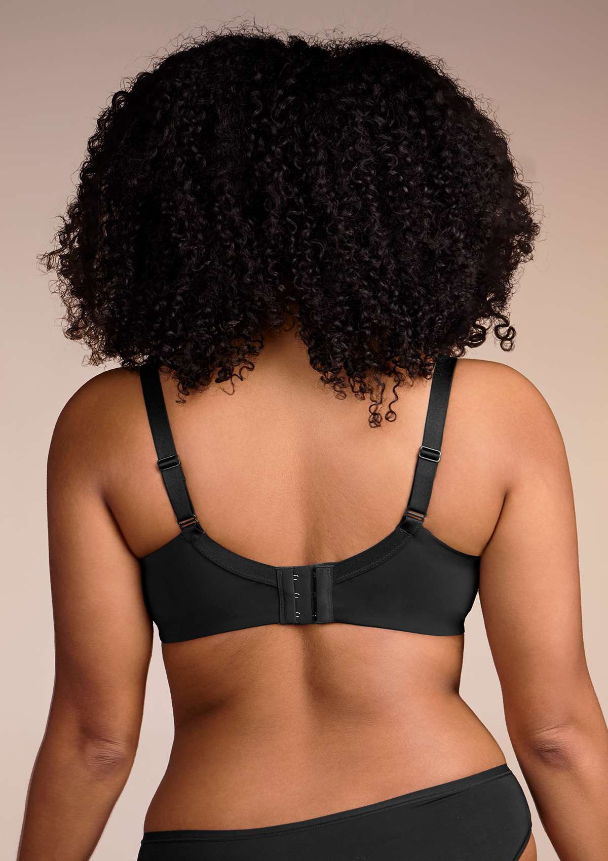 HSIA Gemma Smooth Padded T-shirt Everyday Bras - For Lift And Comfort - Black / 36 / C