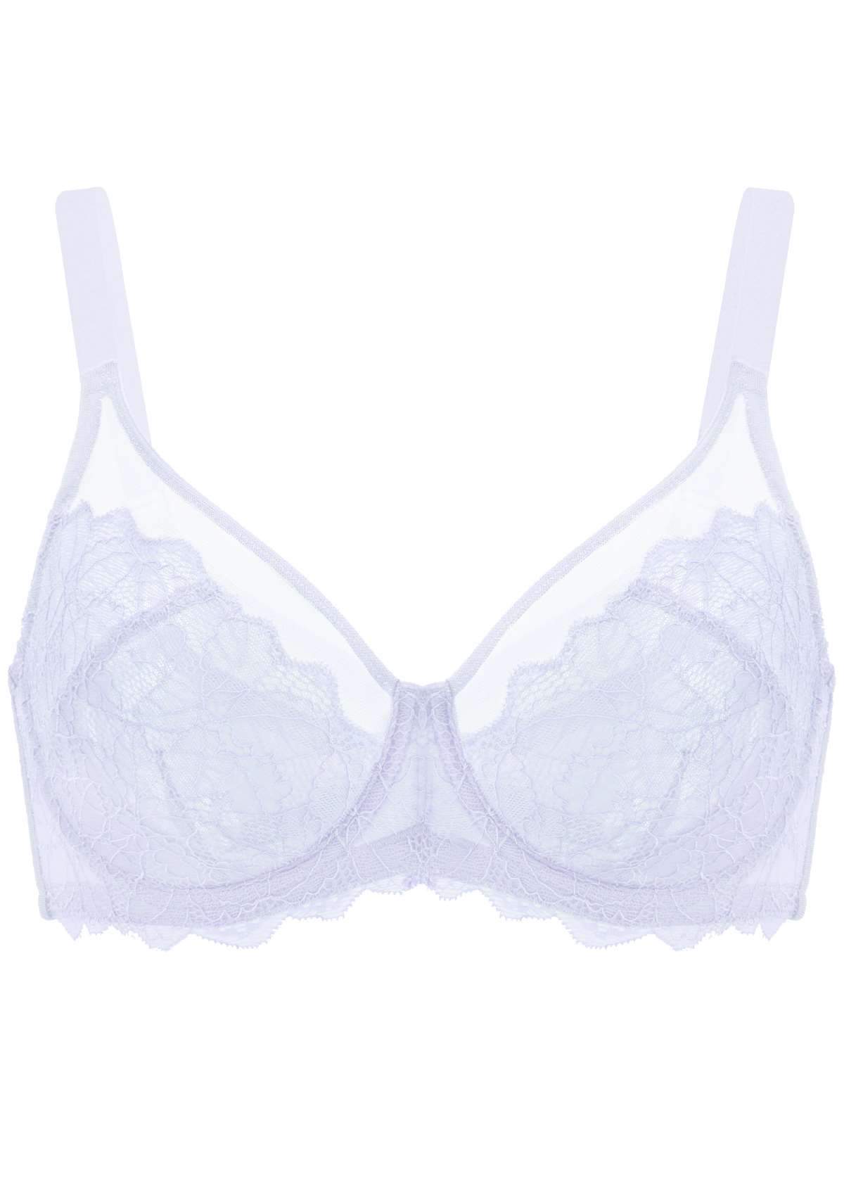 HSIA Wisteria Bra For Lift And Support - Full Coverage Minimizer Bra - Lavender / 36 / C