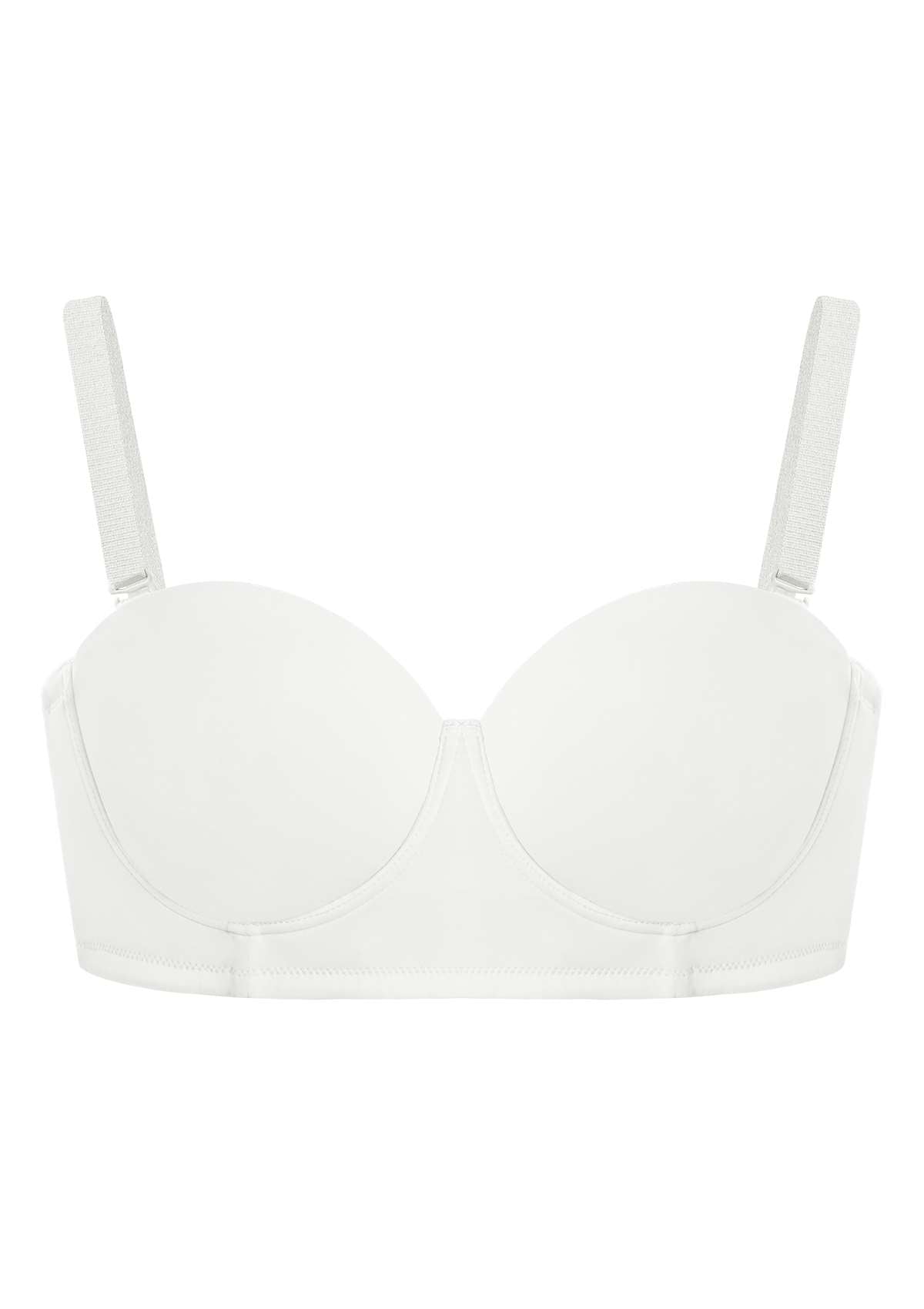 HSIA Margaret Molded Convertible Multiway Supportive Strapless Bra - Light Pink / 42 / D