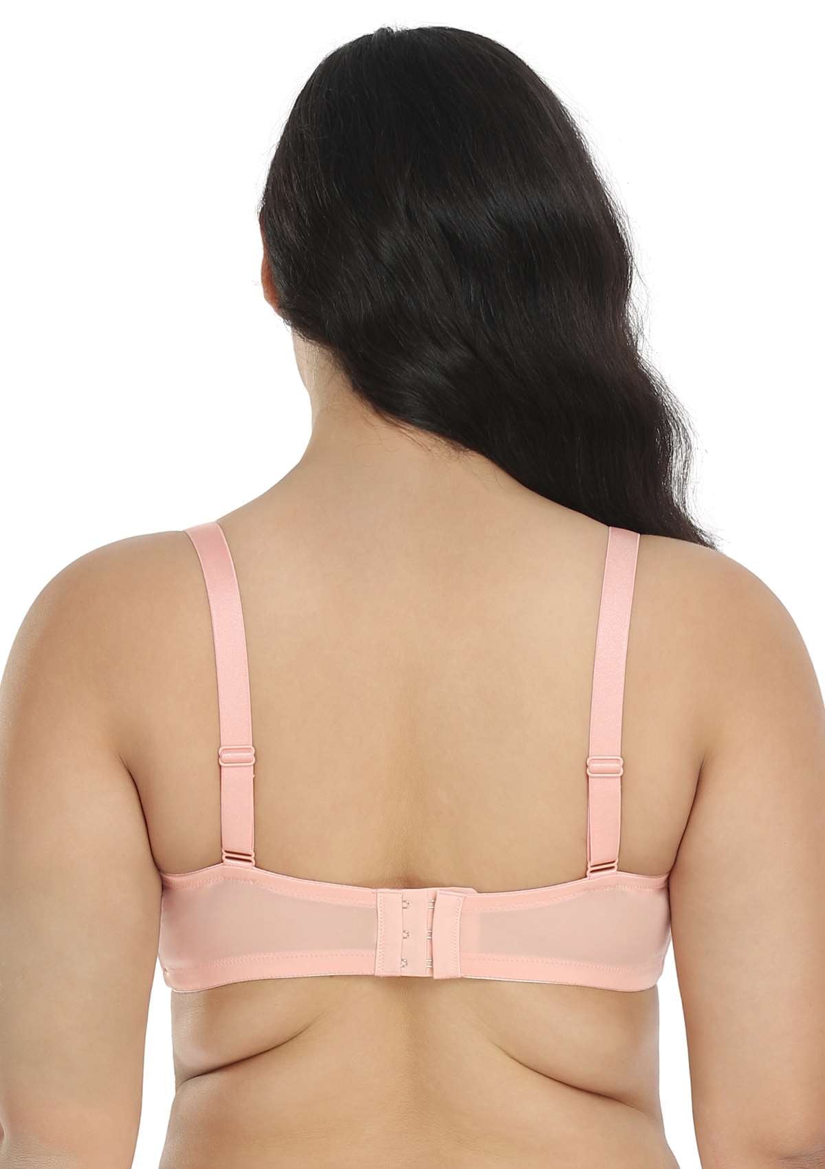HSIA Rosa Bonica Sheer Lace Mesh Unlined Thin Comfy Woman Bra - Pink / 42 / C