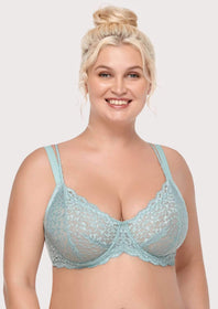 HSIA Overkill Double Straps Unlined Balconette Bra: Uplift Bra