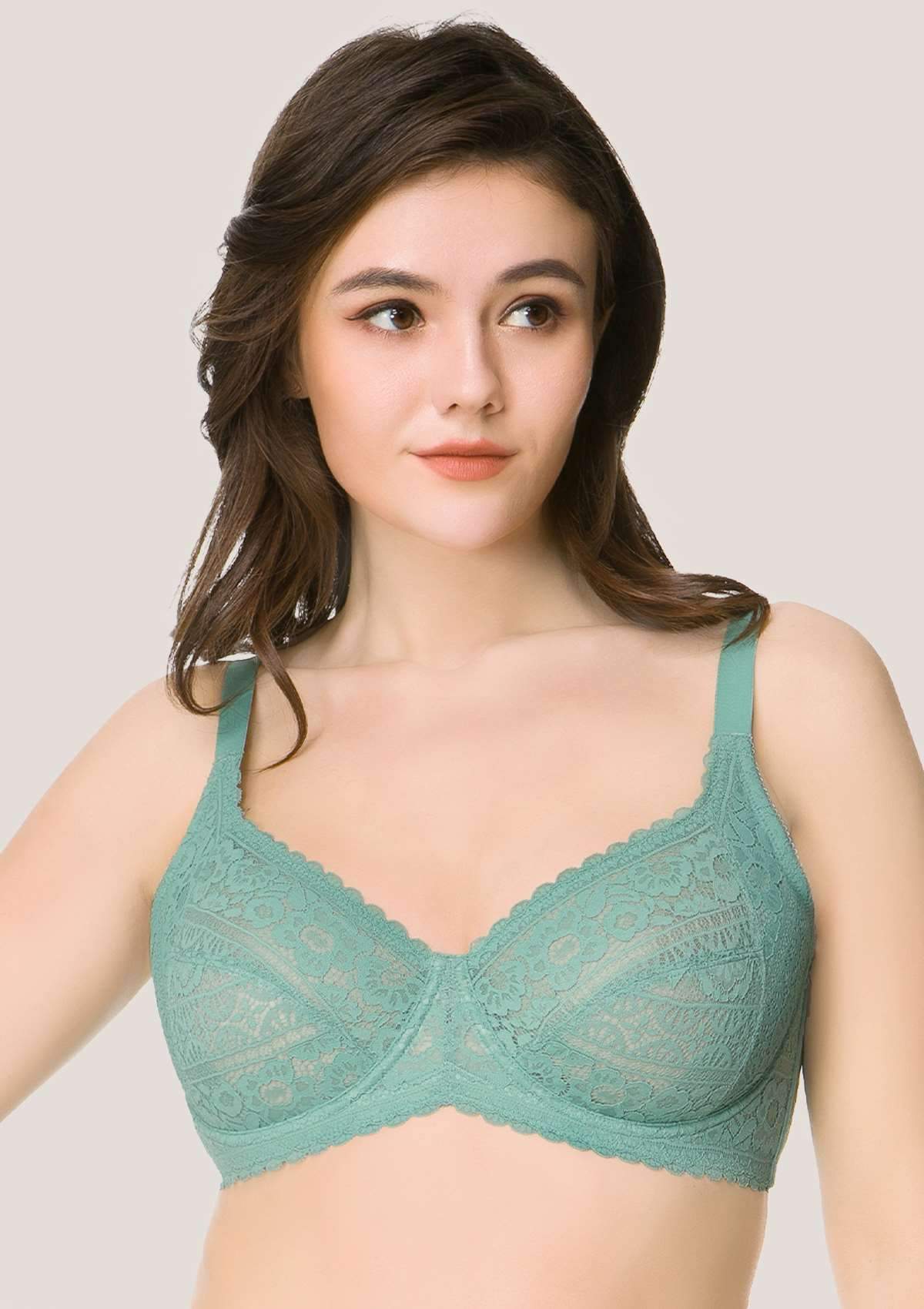 HSIA Freesia Unlined Balconette Bra: Mesh Back Smoothing Bra - Black / 36 / DD/E