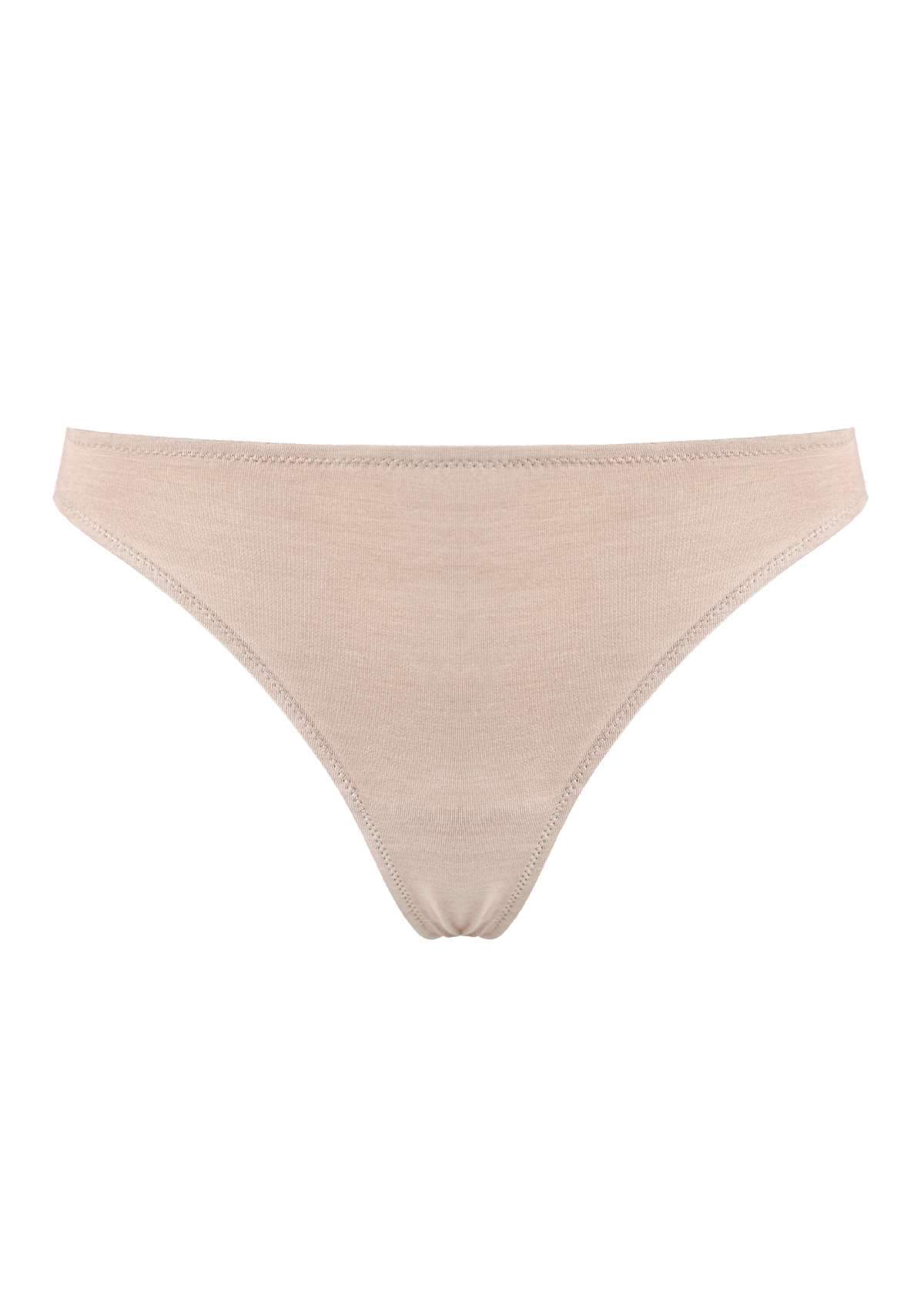 HSIA Comfort Cotton Thongs 3 Pack - S / Beige+Black+Pink