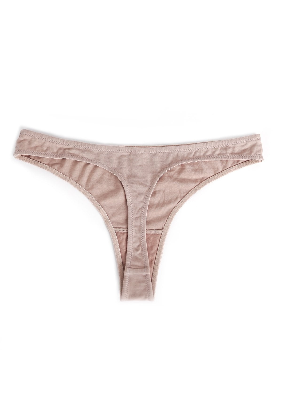 HSIA Comfort Cotton Thongs 3 Pack - M / Beige+Black+Pink